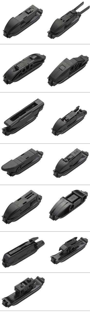 hot sale with competitive price silicon front wiper blade universal multi-functional with 10 adaptors