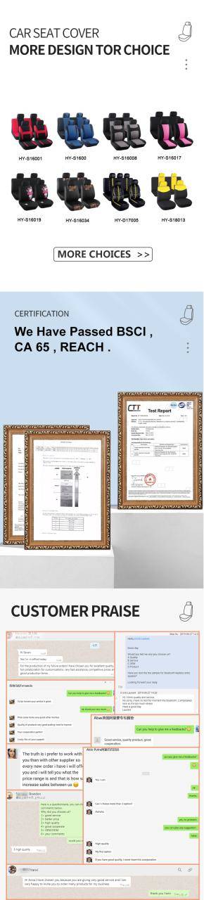 High-quality waterproof fashion seat covers cushion for car universal car seat cover