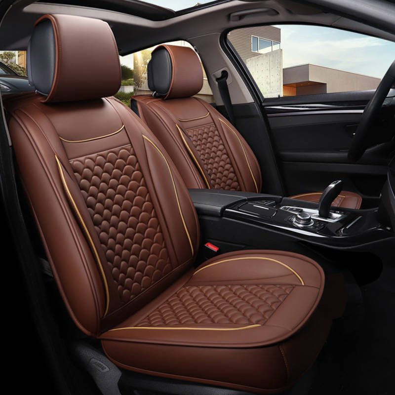 full set universal 9pcs classic high quality pvc leather car seat cover