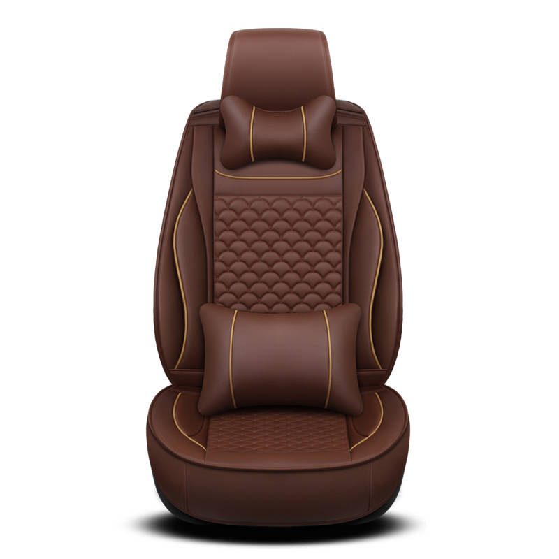 Universal full set of 9-piece high quality classic PVC leather car seat cover for car