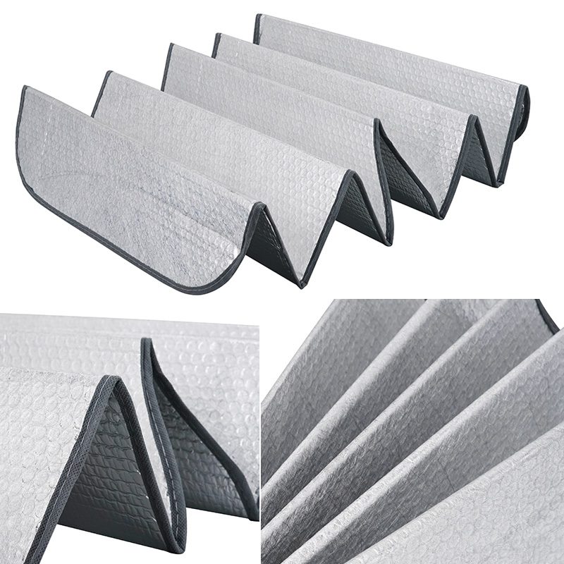 High Quality Car Windshield folded PE Bubble Car Sunshade Front Window customized universal car sunshade