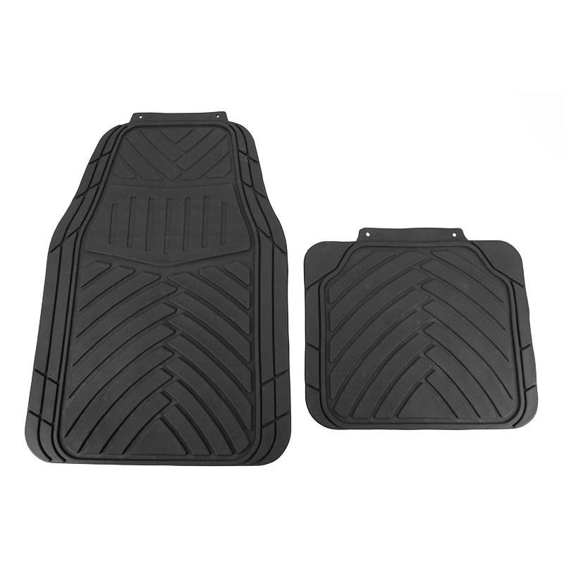 Universal car floor mat 4pcs per set hot sale model anti slip all weather car mat