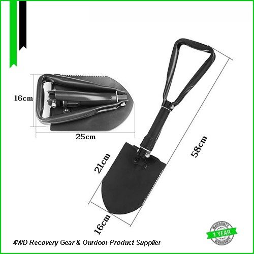Monster4WD Portable 22" Large Size Triple Folding Camping Shovel
