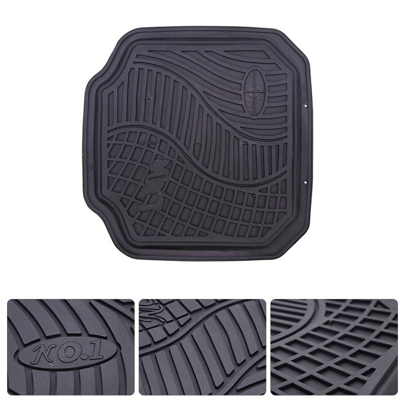 Universal 5 Pieces Full Set Auto Vehicle Floor PVC Car Mat