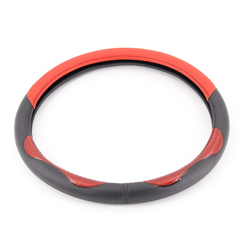 Hot Selling Wholesale PU Leather Universal Shrink Heated 38CM Car Steering Wheel Cover