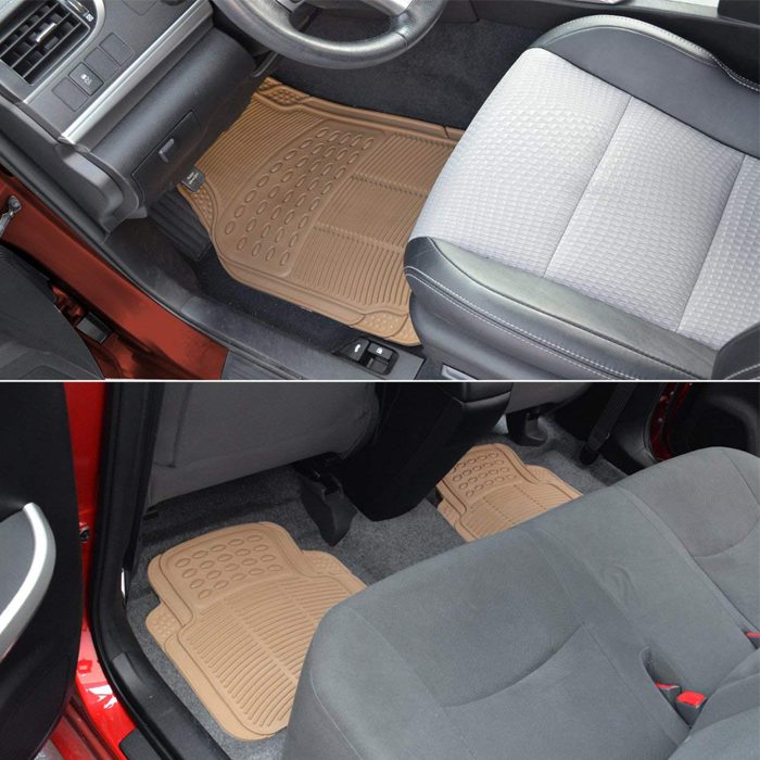 universal pvc car mat 4 piece set anti slip car floor mat