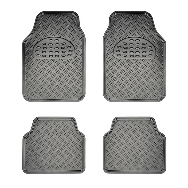 Auto general anti - slip, waterproof, easy to clean, general color multi - aluminum film plastic injection PVC car mat