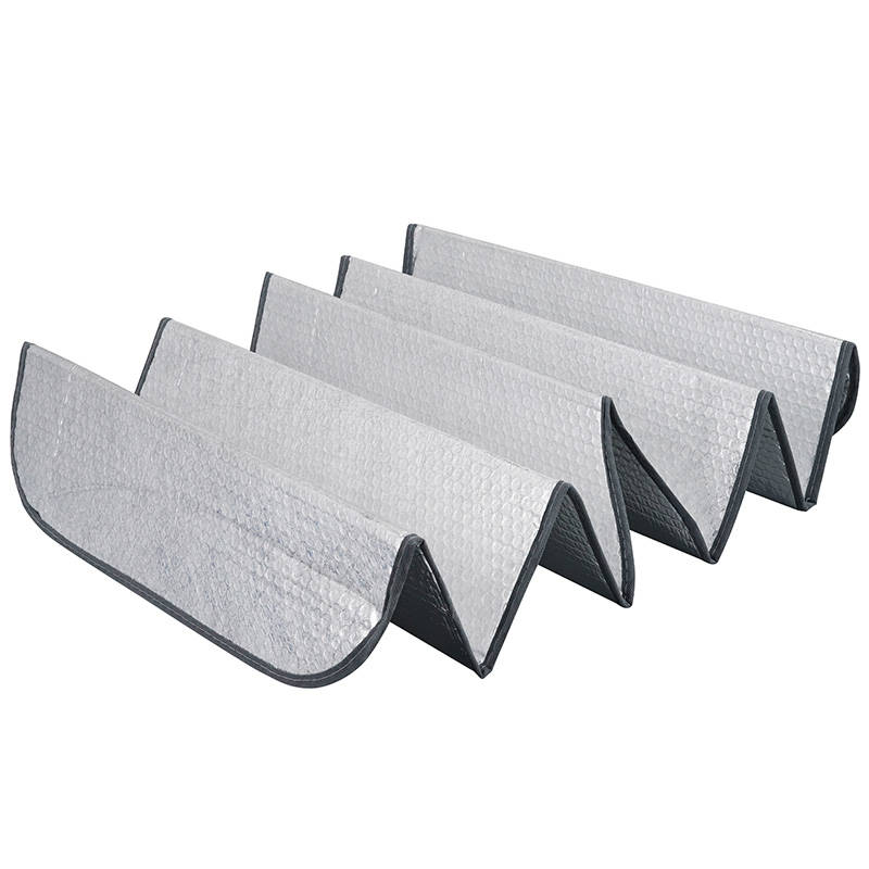 High Quality Car Windshield folded PE Bubble Car Sunshade Front Window customized universal car sunshade