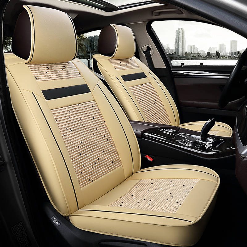 Classic Business style  Pugenuine leather car seat cover