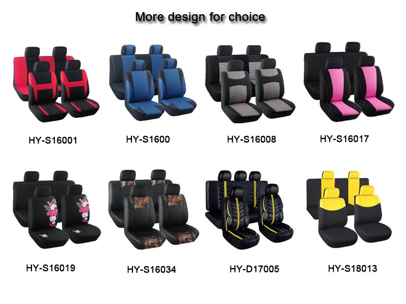 Durable Polyester All Season Car Seat Cover 8 Piece Kit for Truck SUV & Van Car Seat Cover