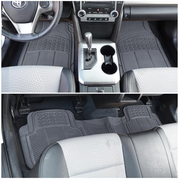 BDK Proliner 3 Piece Set Full Set Car Floor Mat Car Carpet All Season