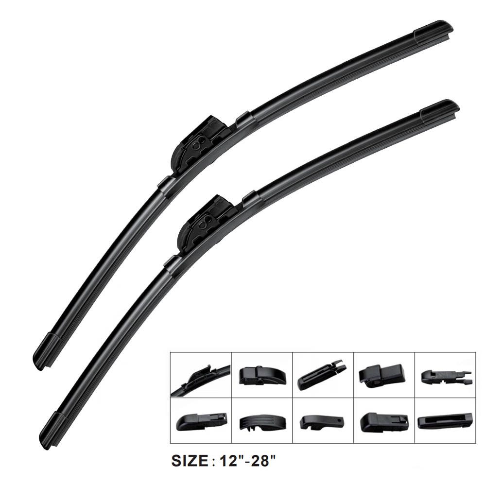 Silicone Car Water Wiper Refill Spray Bar Nozzle Car Wiper Blade Clean Windshield Wiper Blade Universal 10 Adapter Cover 98% Car